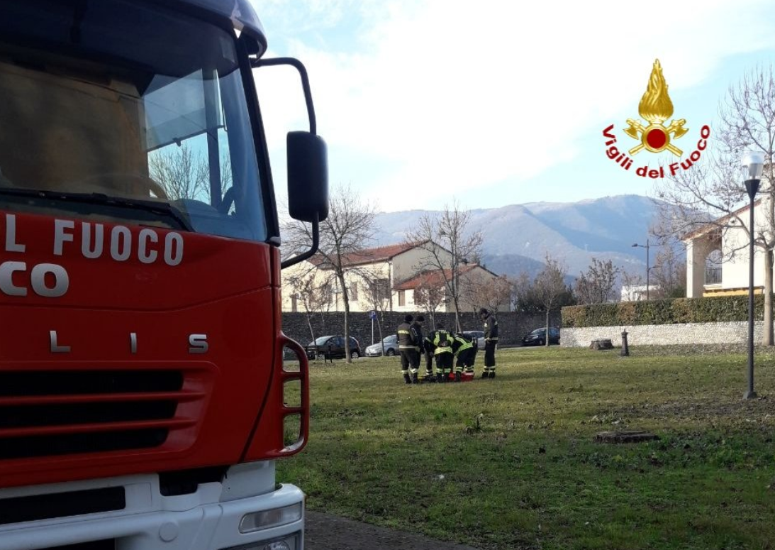 Allarme gas a Bassano, interviene il nucleo bio-chimico dei vigili del fuoco
