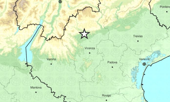 Scossa di terremoto in Altovicentino