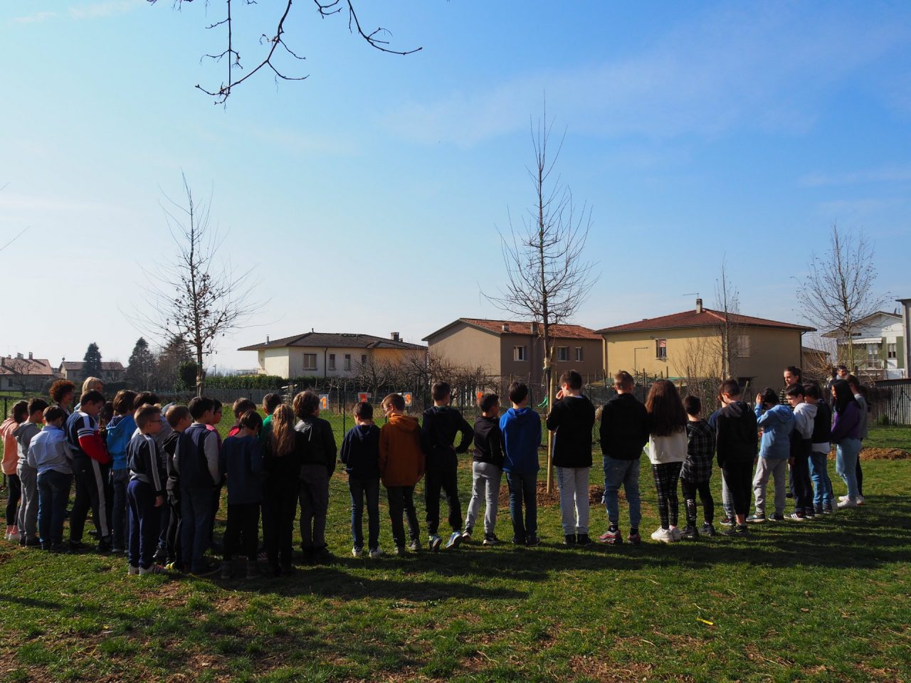 Il nuovo giardino della scuola primaria Pajello di Polegge