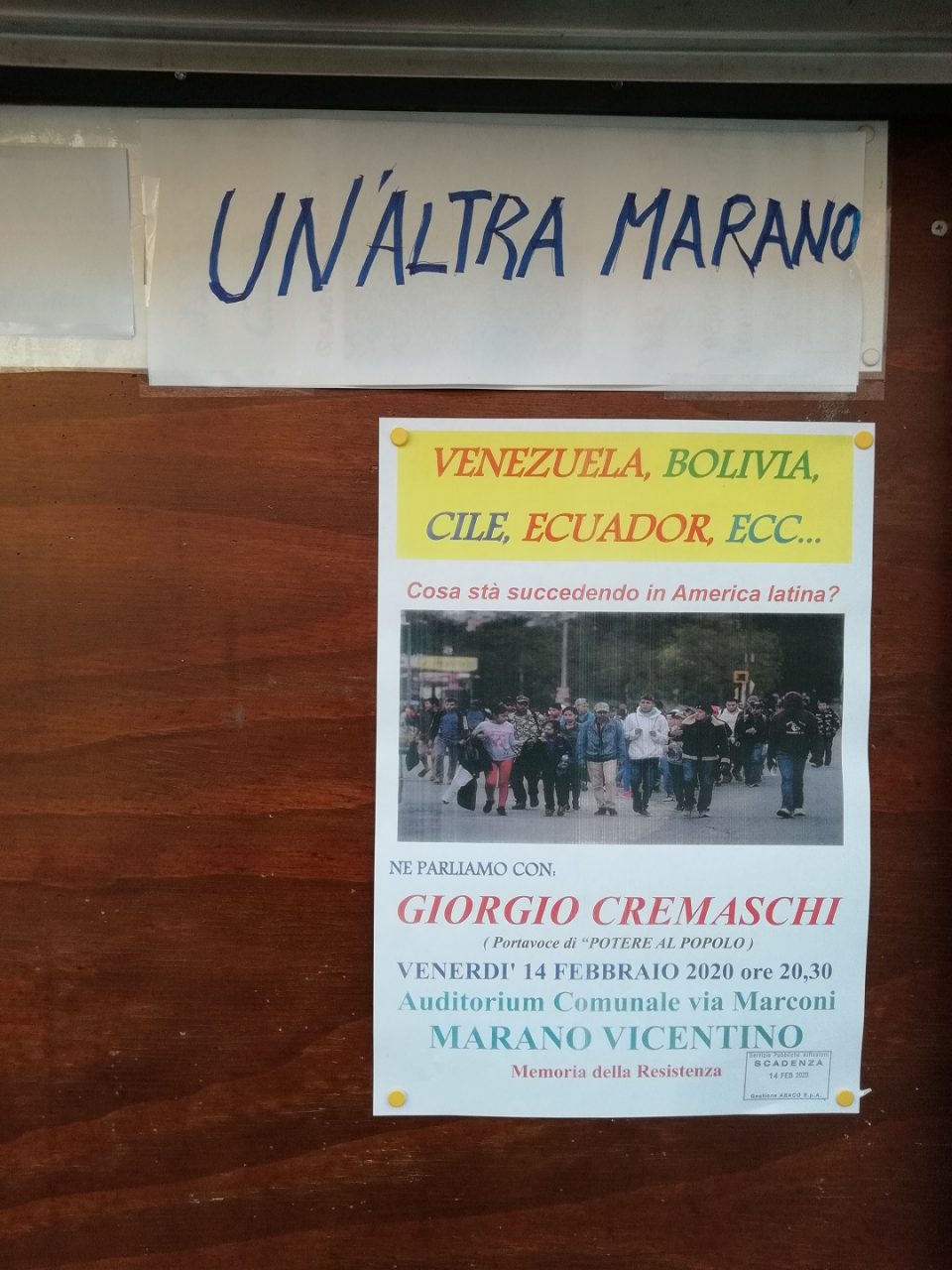 Lega Marano: “Continua la guerra delle bacheche”