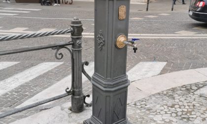 Piazza Rossi Schio, ecco la "nuova" fontanella dell'acqua dell'Ottocento