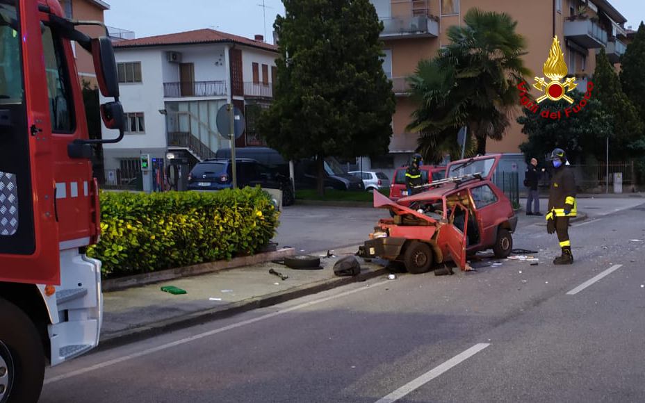 Pauroso incidente all’alba, gravissimo un 65enne di Vicenza