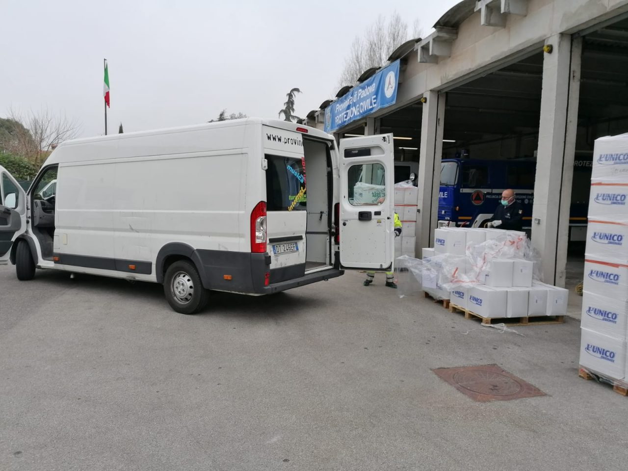 Le mascherine “made in Veneto” partite per le Province