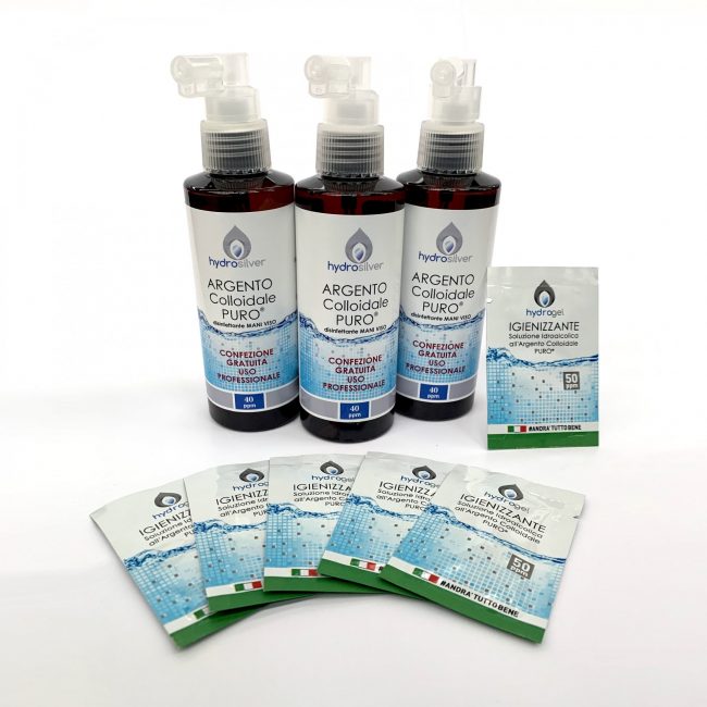 Argento colloidale contro il Coronavirus dalla Hydromed di Schio