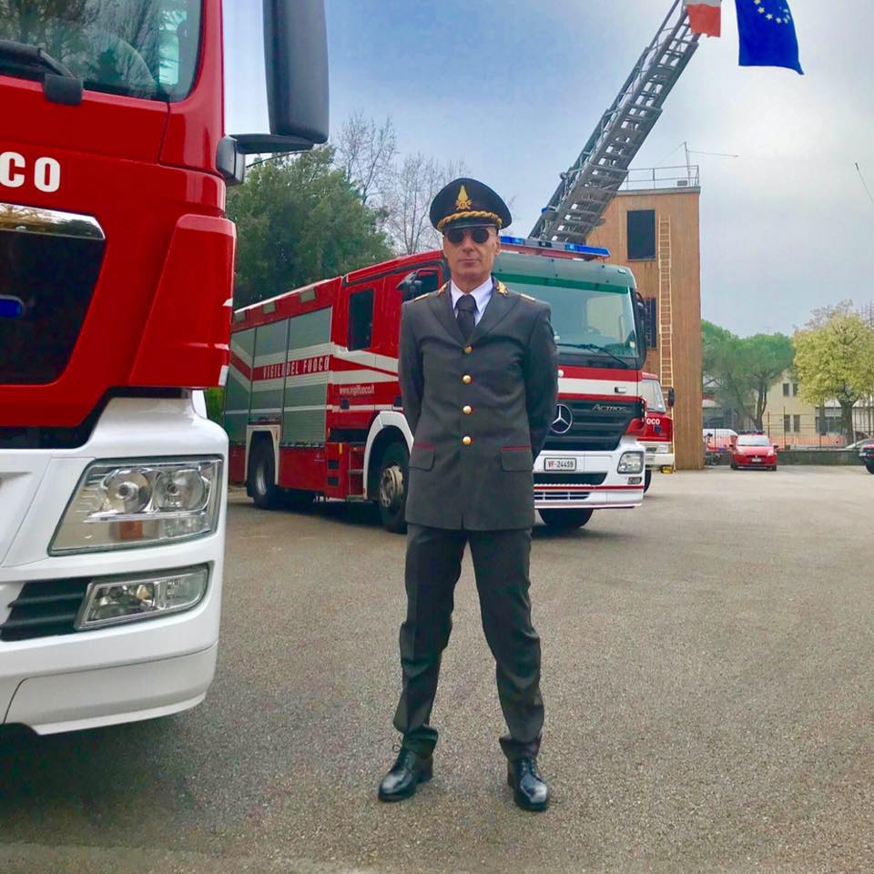 Vigili del fuoco Vicenza: il nuovo comandante è l’architetto Giuseppe Costa