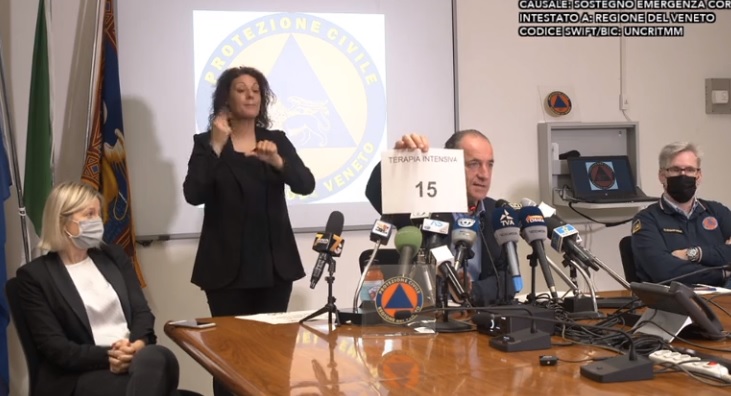 Terapie intensive, l’annuncio di Zaia: “Da oggi in Veneto zero malati Covid”