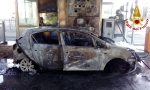 Paura al casello di Breganze, l'auto prende fuoco mentre pagano il pedaggio: vivi per miracolo