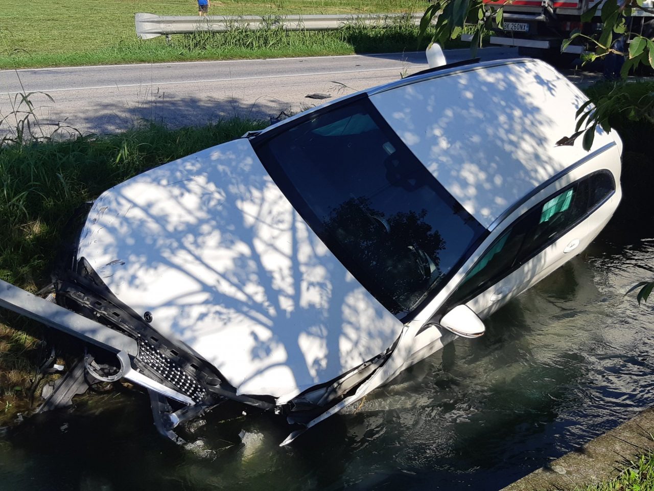 Incidente a catena a Schiavon: 51enne al Pronto soccorso