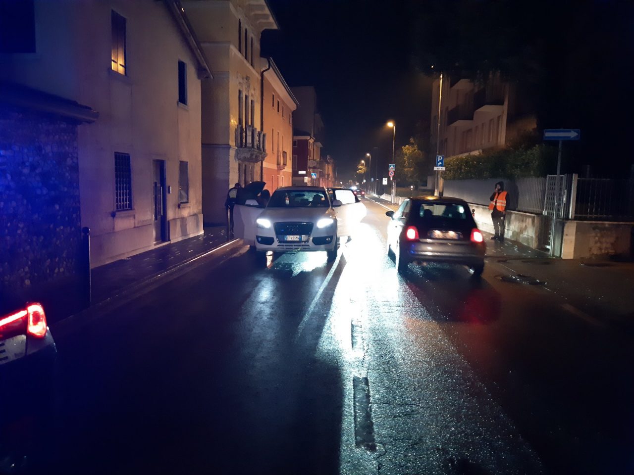 Violento tamponamento a Thiene nella notte, auto con famiglia centrata da un 30enne ubriaco