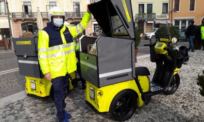 Poste Italiane: a Schio in servizio i nuovi tricicli elettrici