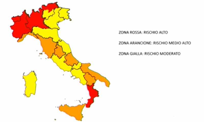 Sospiro di sollievo, il Veneto resta in fascia gialla! Ma Zaia tuona: “Così non va”