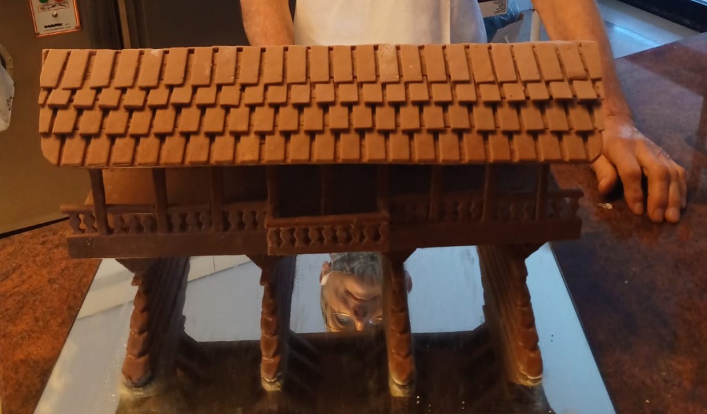 Un ponte di cioccolato: la versione “dolce” del Ponte degli Alpini di Bassano