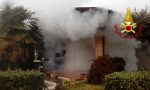 Paura a Rosà, incendio in una villetta: distrutto il laboratorio di hobbistica - FOTO