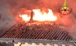 Incendio a Valli del Pasubio: in fiamme la copertura della casa