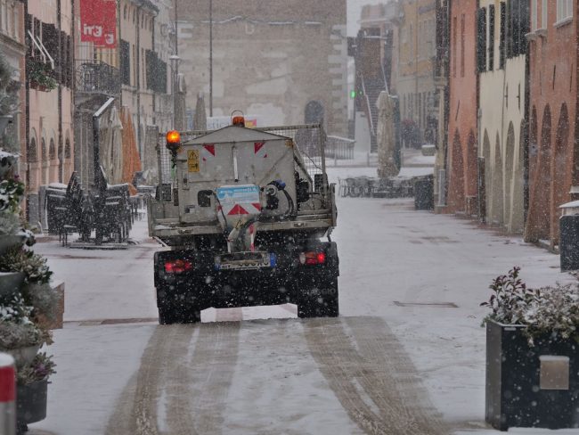 Previste nevicate fino ai fondovalle: stato di attenzione in provincia di Vicenza