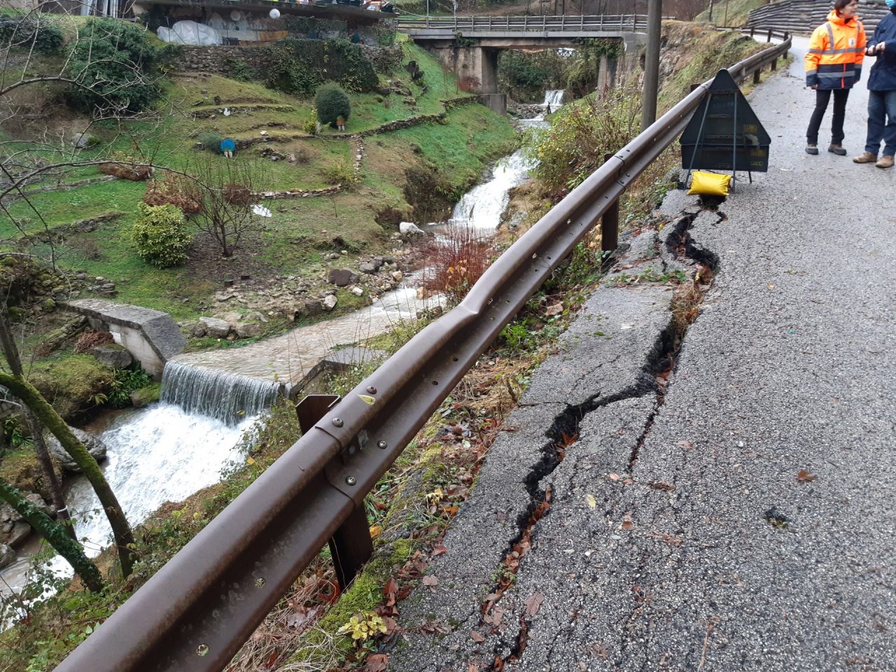 Frane e smottamenti, a Schio 150mila euro di danni alle strade