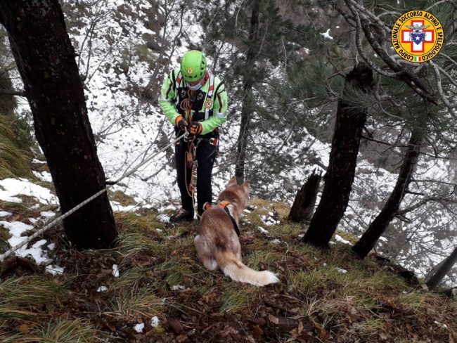 Monte Grappa, scappa durante una passeggiata: Maya recuperata dal Soccorso Alpino