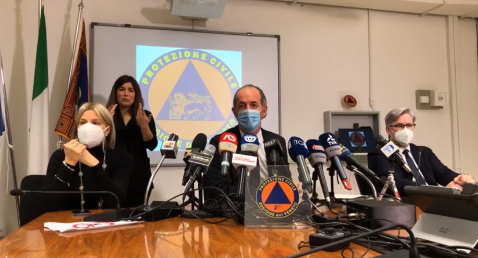 Covid, Zaia: “Confini comunali chiusi? Spero ancora nel ripensamento” | +3708 positivi | Dati 4 dicembre 2020