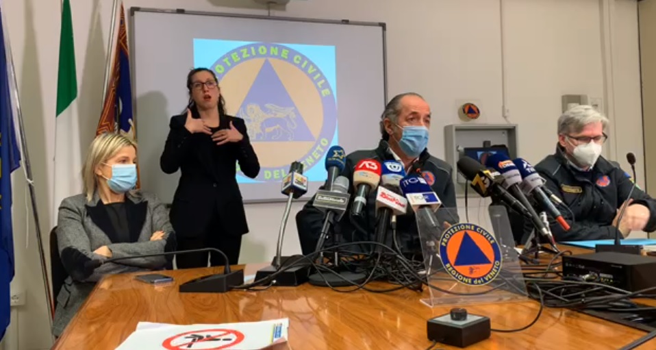 Danni maltempo, Zaia: “Mezzo miliardo almeno” | Covid, +2550 positivi | Dati 7 dicembre 2020