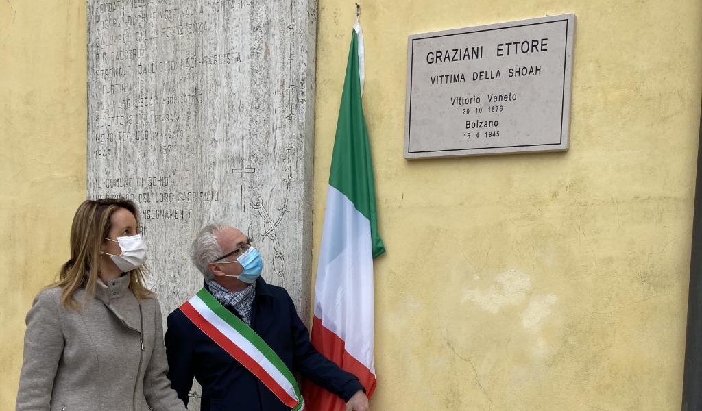 Giornata della memoria 2021, nuova targa in ricordo di Ettore Graziani
