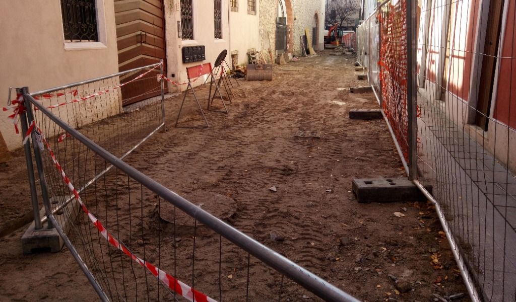 Al via la seconda fase del cantiere in via Mazzini a Schio