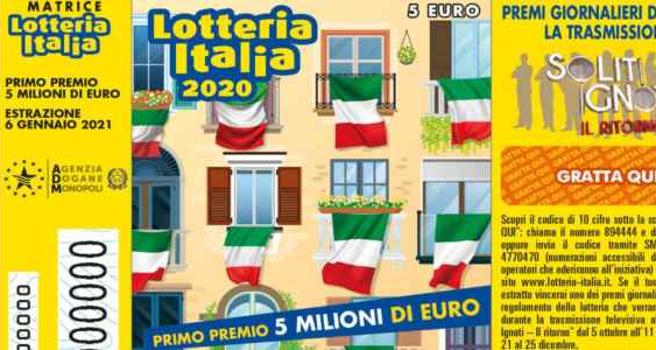 Lotteria Italia, 50mila euro anche a Bassano: quinto premio nel veneziano