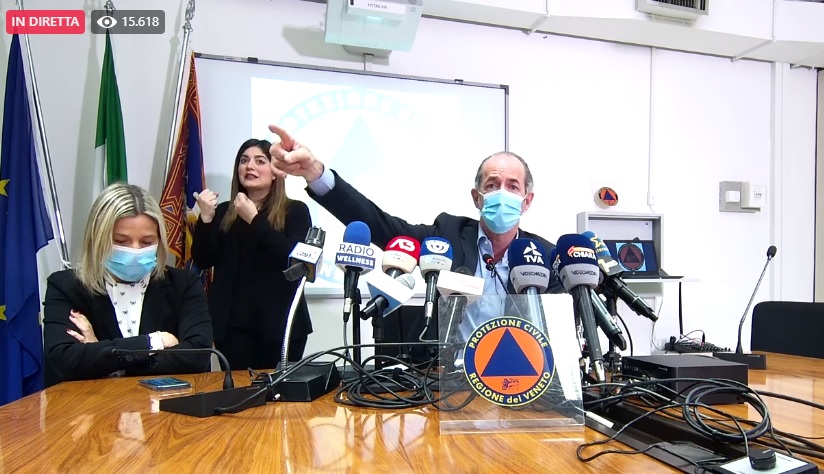 Covid, Zaia: “Veneto arancione”. E il professor Palù: “Auspicabile AstraZeneca entro fine gennaio”