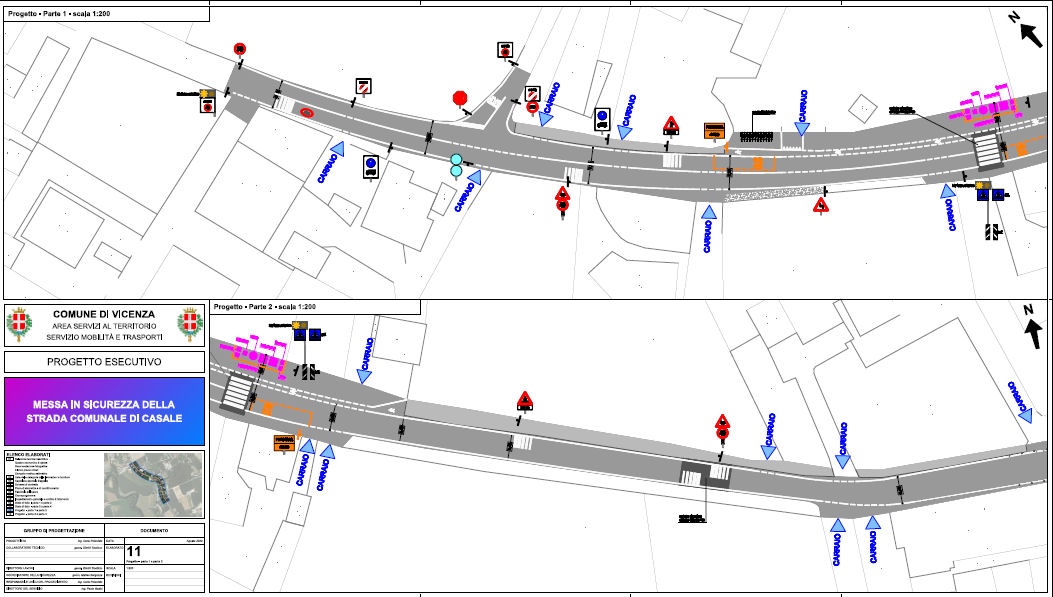 Strada di Casale, aggiudicati i lavori per la messa in sicurezza pedonale