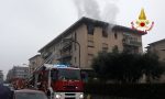 Incendio appartamento a Vicenza: le foto dell'intervento dei Vigili del fuoco