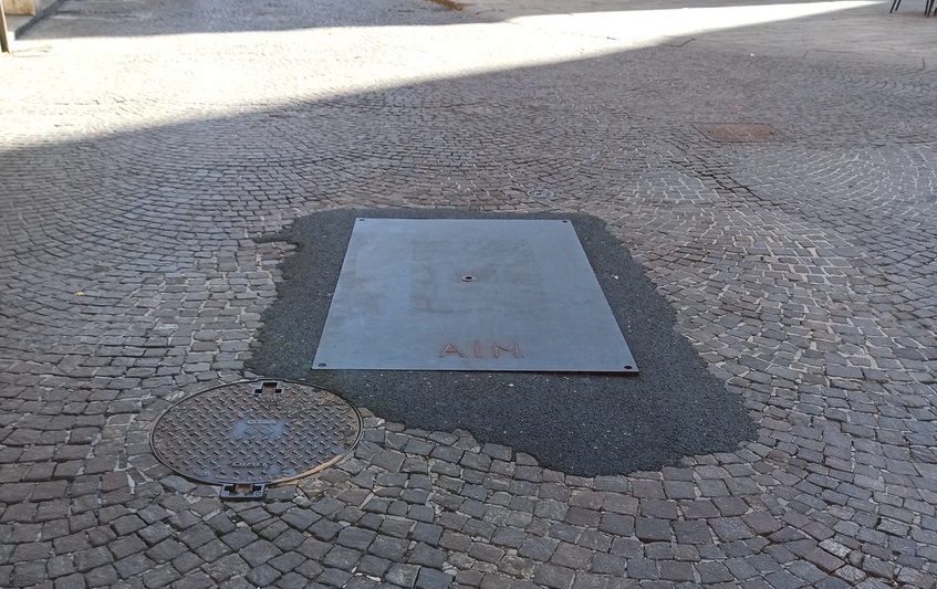 Al via i lavori di scavo in contrà Santa Barbara