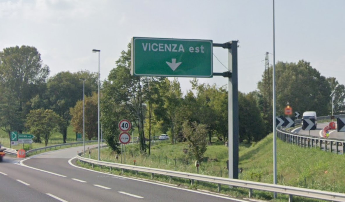 A4, chiude lo svincolo di Vicenza est per lavori di manutenzione