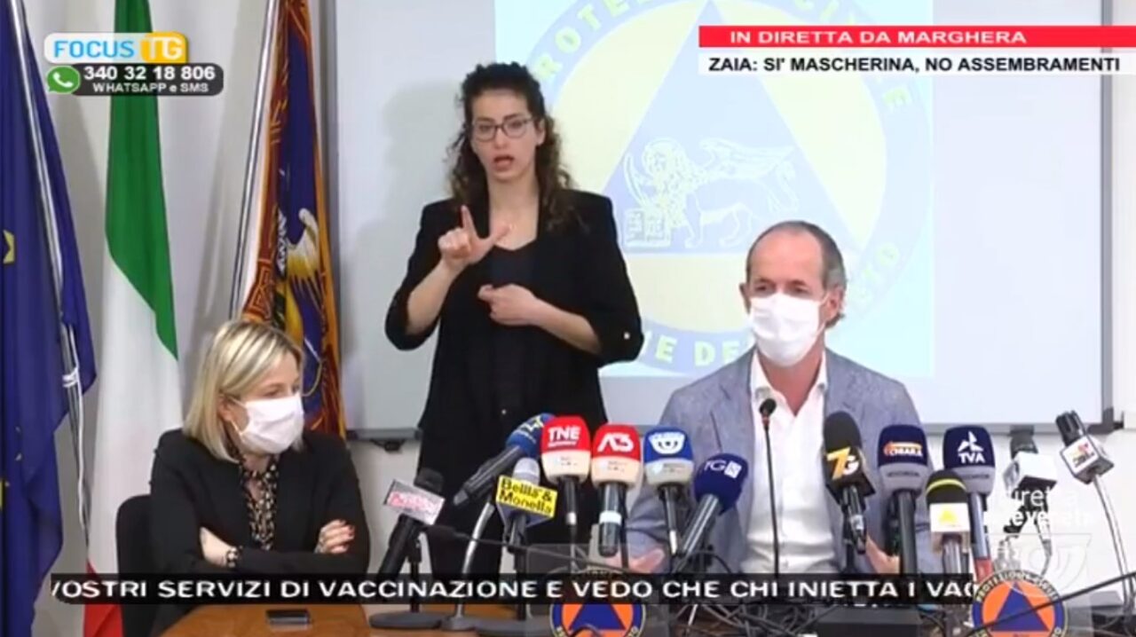 Covid, Zaia: “Il Veneto resta in zona rossa” | + 2095 positivi | Dati 26 marzo 2021