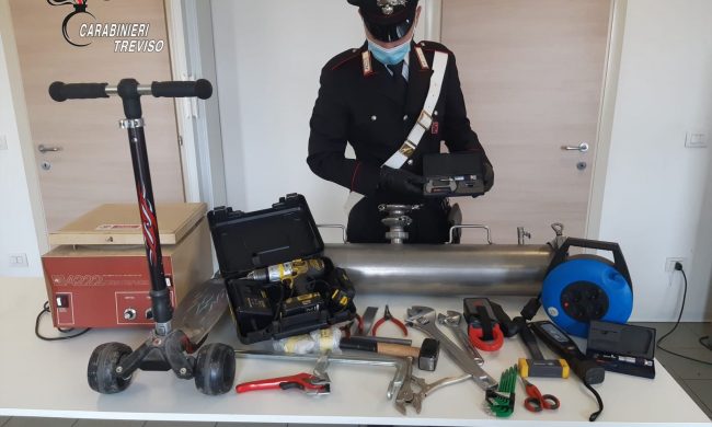 Derubava l’azienda di cui era dipendente, facendo “scorta” di attrezzi: 43enne denunciato di Bassano