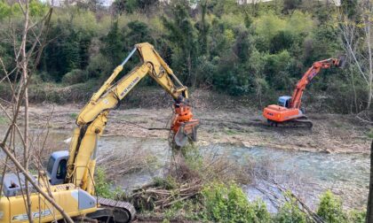 Al via la pulizia dell'alveo del torrente Leogra