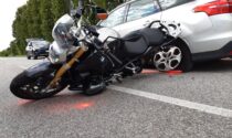 Incidente a Sandrigo, scontro tra auto e moto: 56enne ferito gravemente