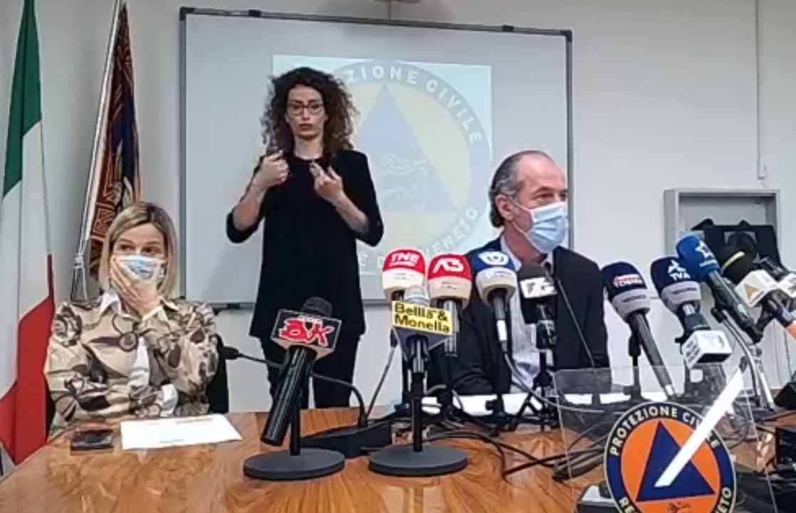 Covid, Zaia: “Il Veneto in zona bianca dal 7 di giugno” | +255 positivi | Dati 26 maggio 2021