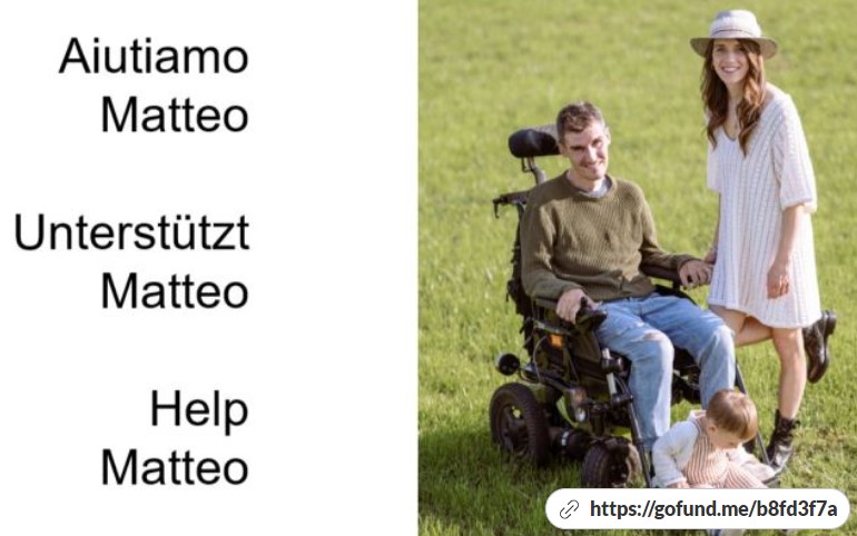 In bici dalla Baviera a Vicenza per aiutare l’amico affetto da Sla