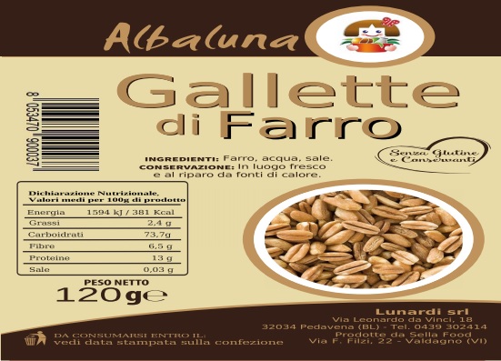 “Senza glutine”, ma dentro c’è il farro: richiamate le gallette dell’azienda vicentina