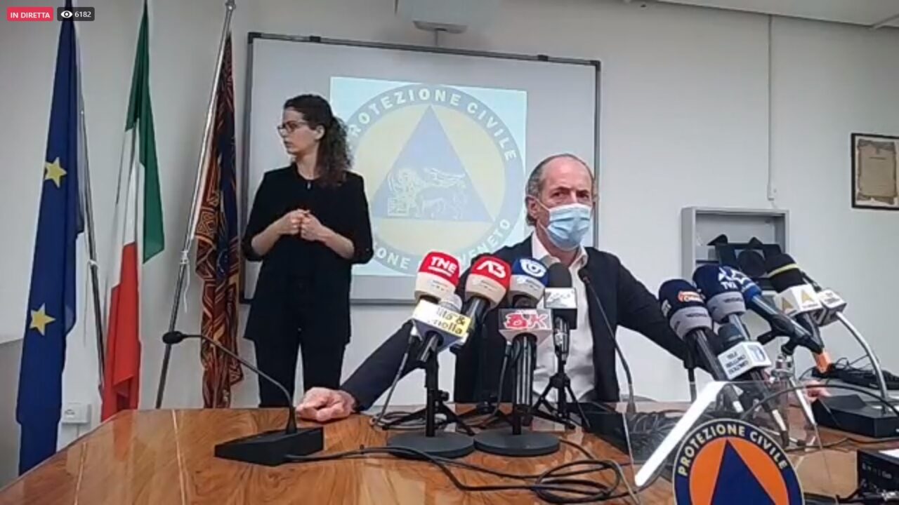 Covid, Zaia: “Veneto zona bianca da lunedì, dalle 16 di oggi prenotazione vaccini per operatori del turismo e dei centri estivi” | +121 positivi | Dati 4 giugno 2021