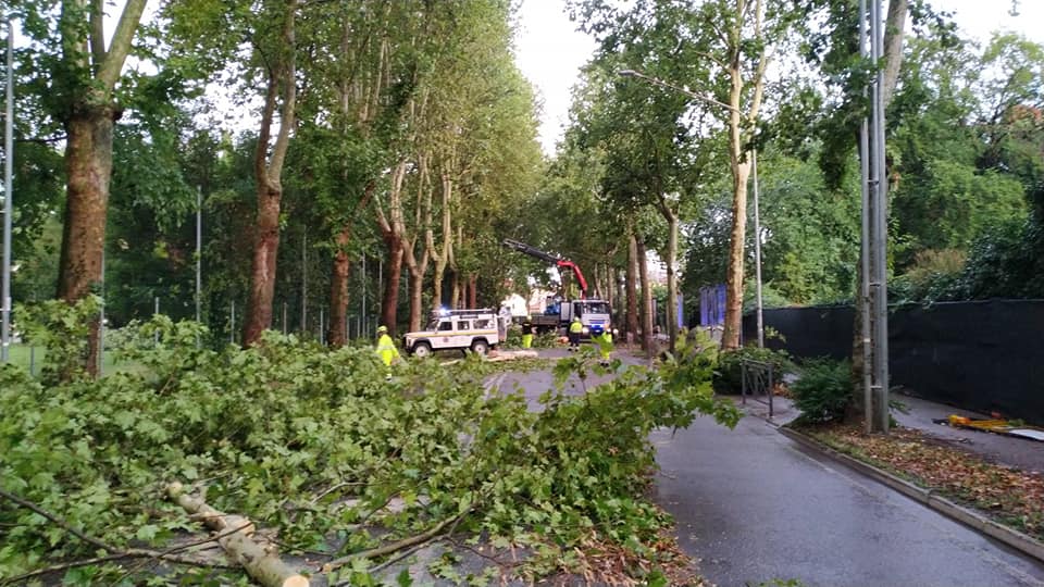 Maltempo, tanti i danni a Vicenza aperto il centro operativo comunale