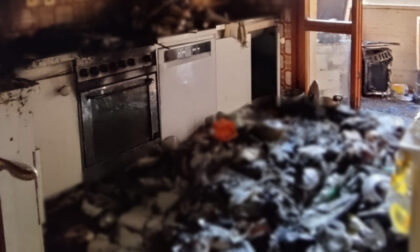 La cucina prende fuoco: paura in un edificio di viale Ortigara a Vicenza
