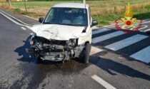 Incidente a Madonna di Lonigo: perde il controllo dell'auto e finisce contro i contatori di gas e acqua