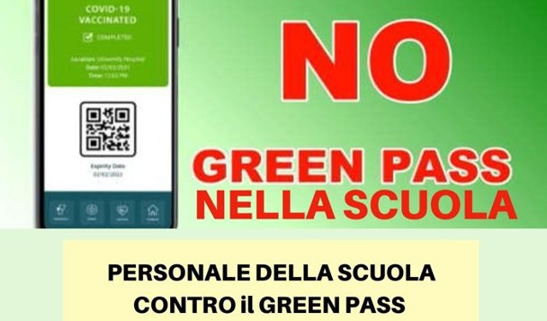 Insegnanti no Green pass sulle barricate: “Serve solo a discriminare”