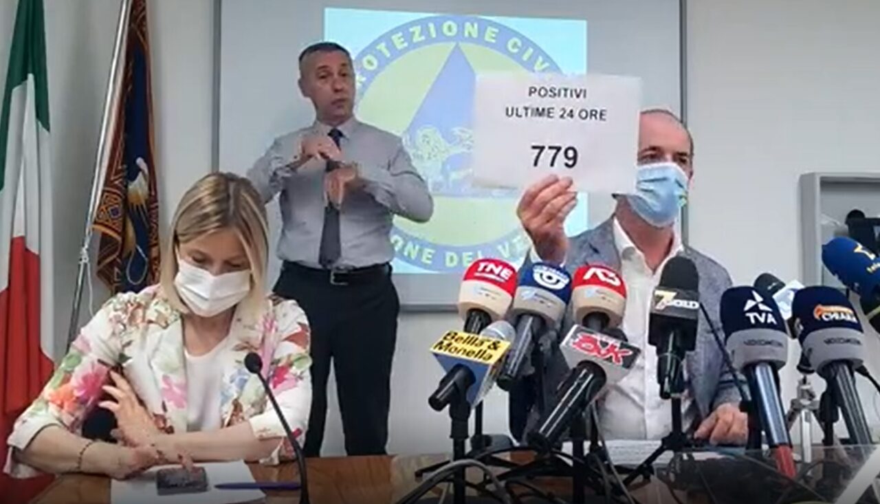 Covid, Zaia: “Una settimana di vaccinazioni libere per tutti” | +779 positivi | Dati 4 agosto 2021