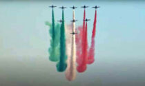 Lo spettacolare show delle Frecce Tricolori a Thiene