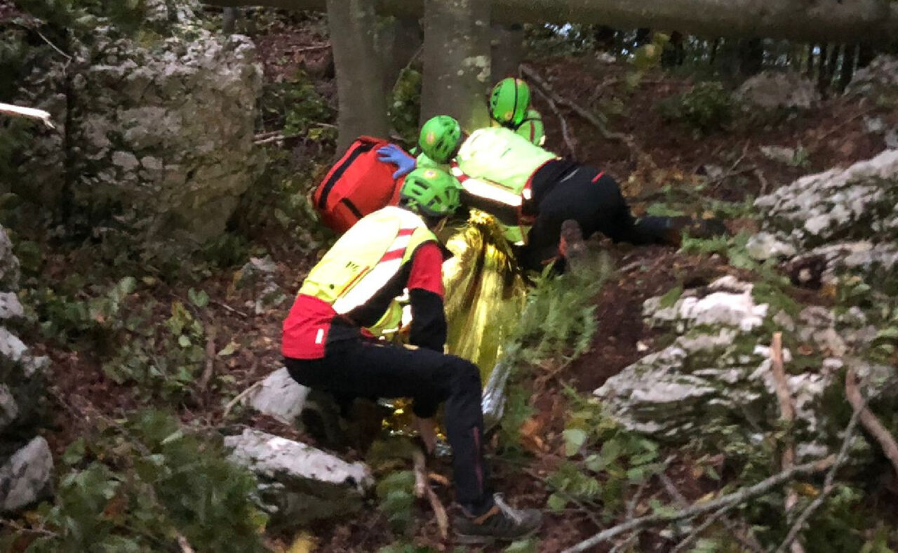 Colpito da una pianta mentre fa legna nei boschi: ferito 47enne