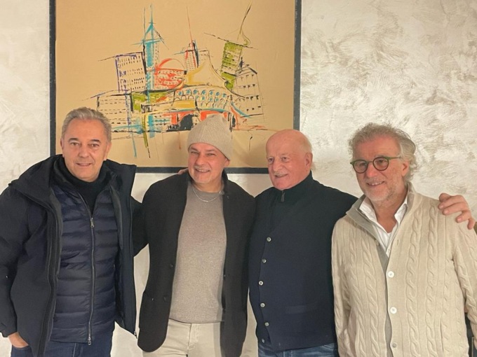Roberto Baggio in visita al Mercato Agro Alimentare di Padova