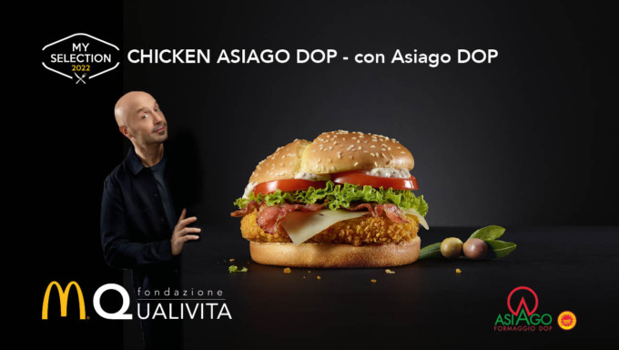 Asiago DOP protagonista dell’edizione McDonald’s My Selection 2022 selezionata da Joe Bastianich
