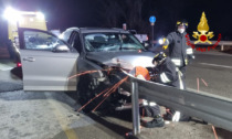 Montecchio Maggiore, video e foto dell’auto “infilzata” nel guardrail: tre donne ferite
