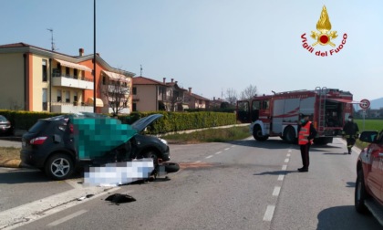 Tragedia ad Agugliaro: scontro frontale auto-moto, 3 morti tra cui una bambina